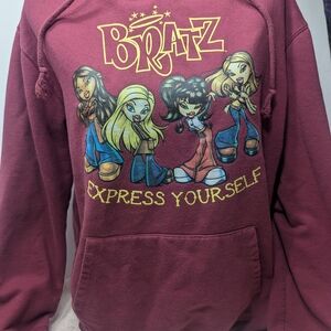Bratz Kids Burgundy Hoodie
